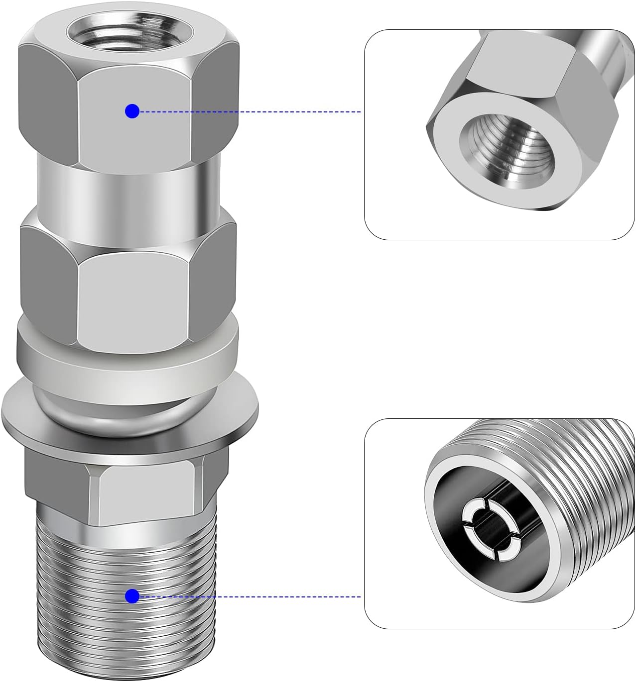 Heavy Duty CB Antenna Stud Mount O952563
