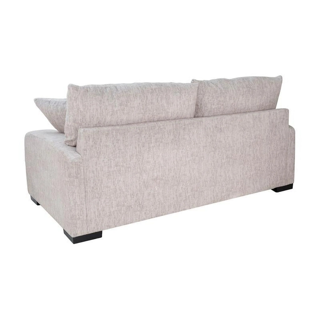 Cream Microfiber Loveseat M42956