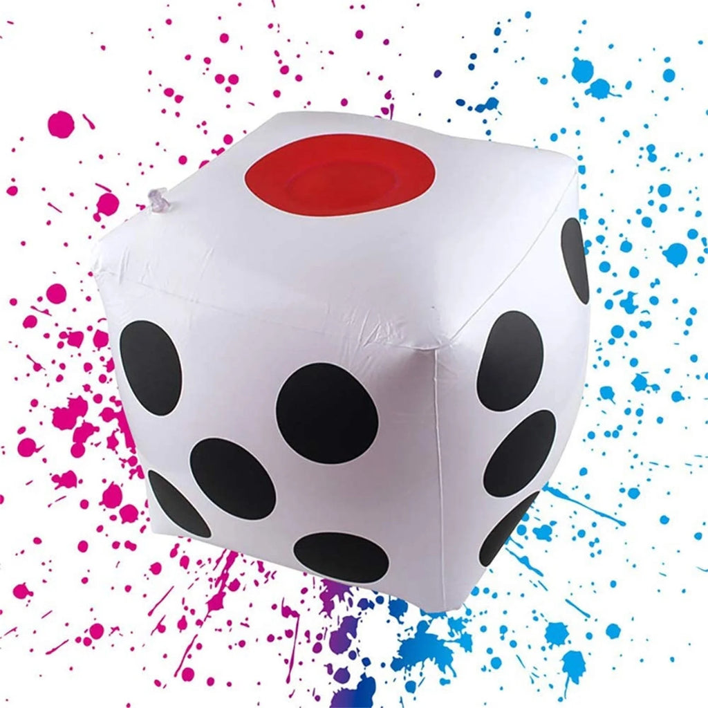 Red and Black 13 Inch Inflatable Dice Set O135924