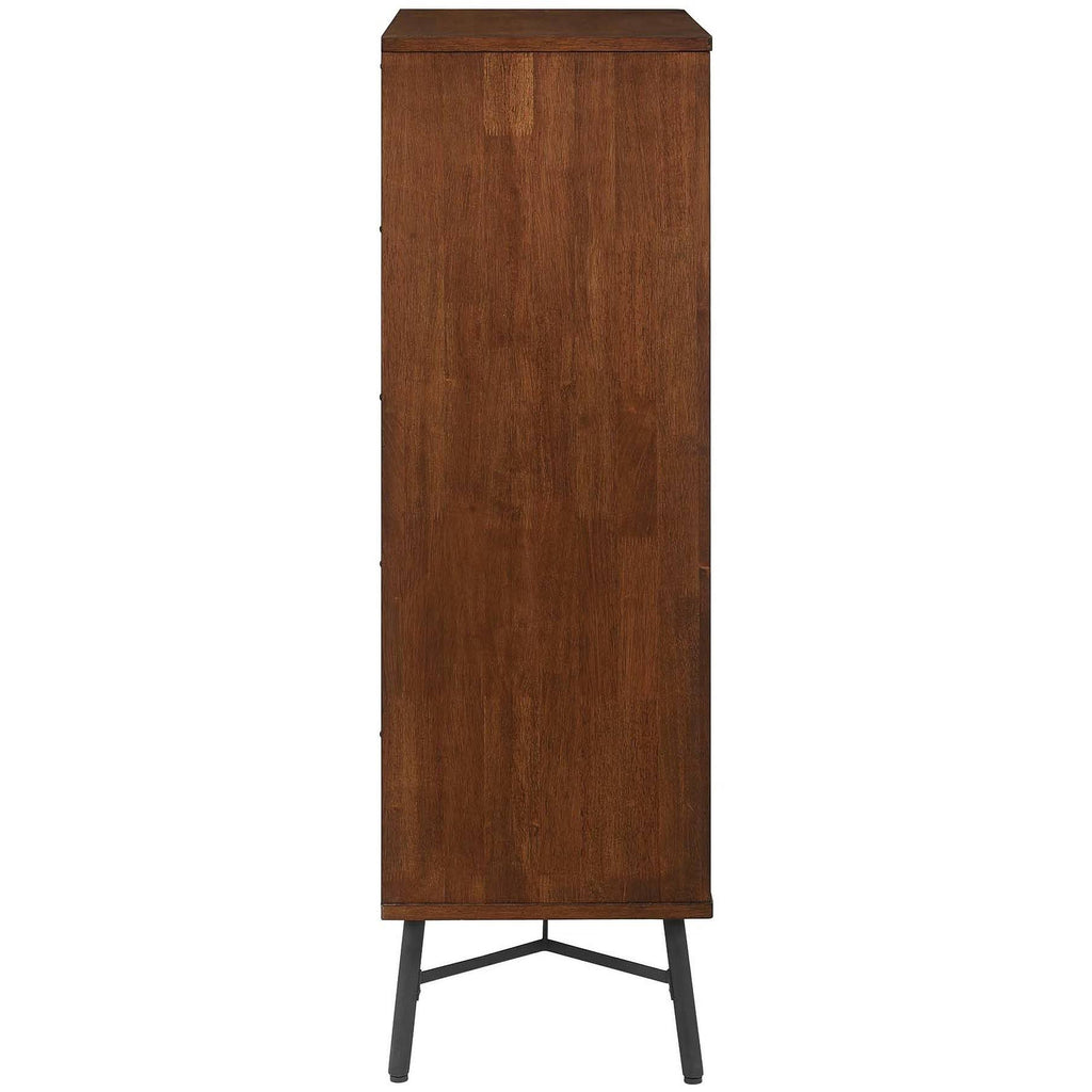 Rustic Wood Chest Walnut I7546