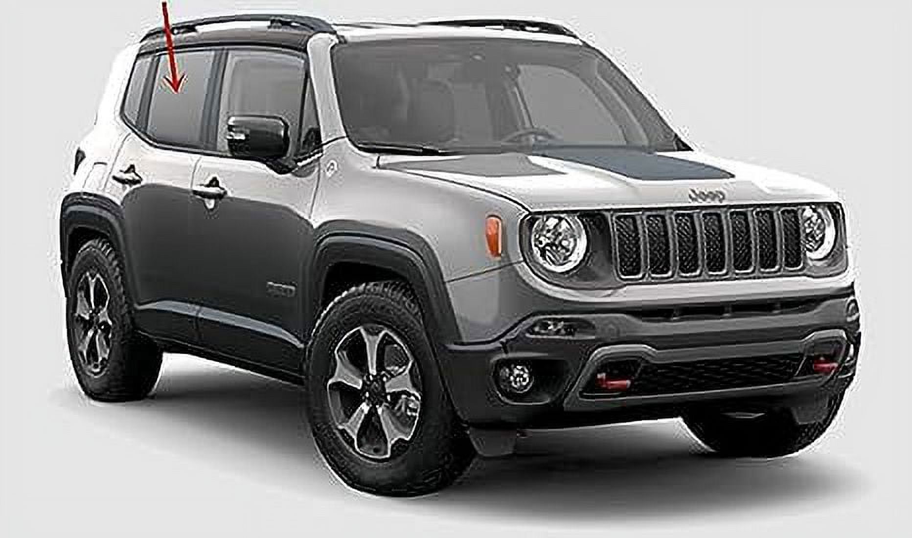 Passenger Side Rear Door Window Glass for Jeep Renegade 2015-2021 S209502