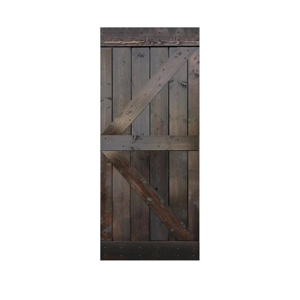 Knotty Pine Solid Wood Interior Barn Door Slab U559