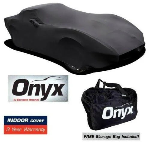 Onyx Black Satin Custom Fit Stretch Car Cover L7948