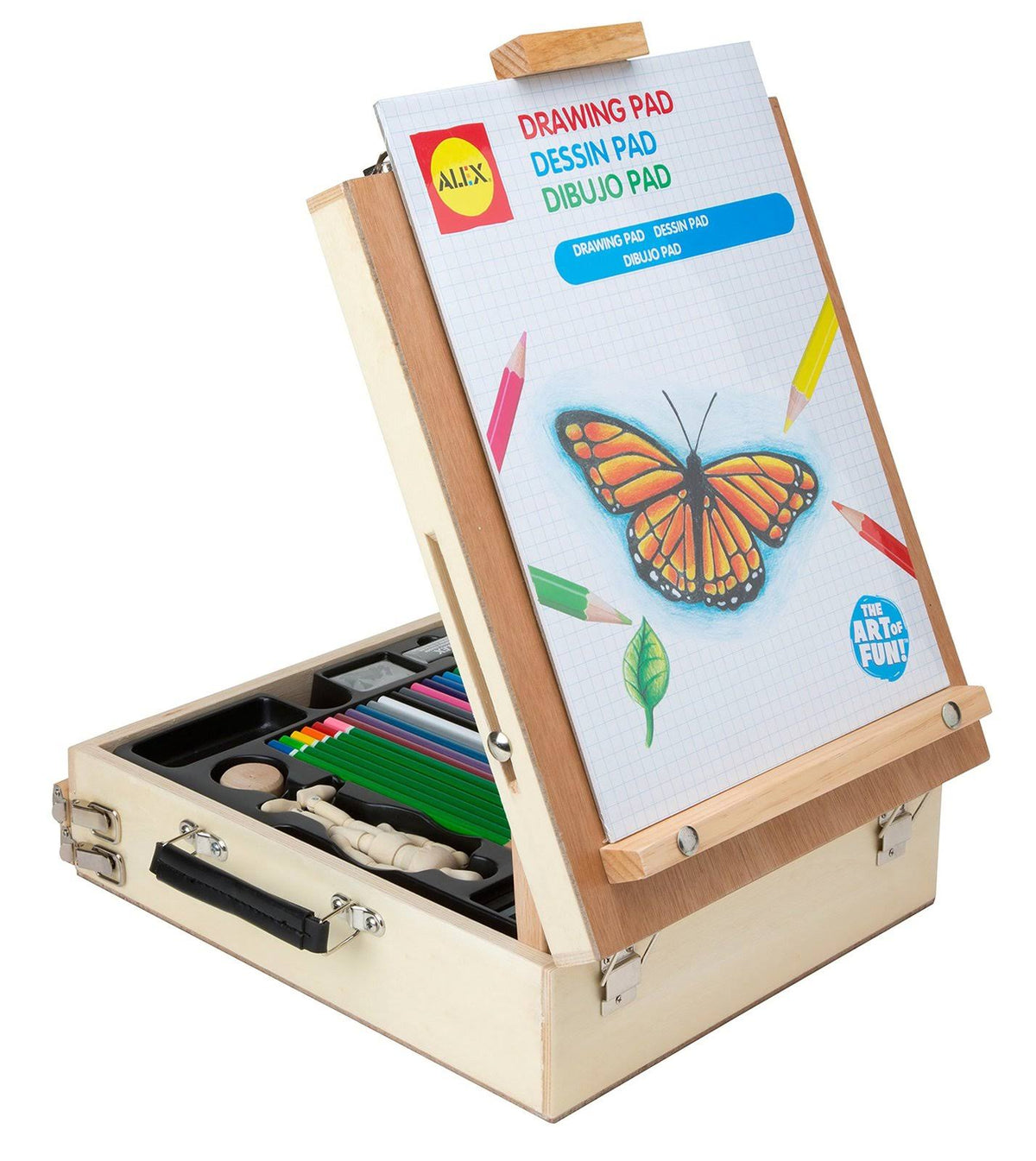 Travelers Sketch & Draw Easel Case E676