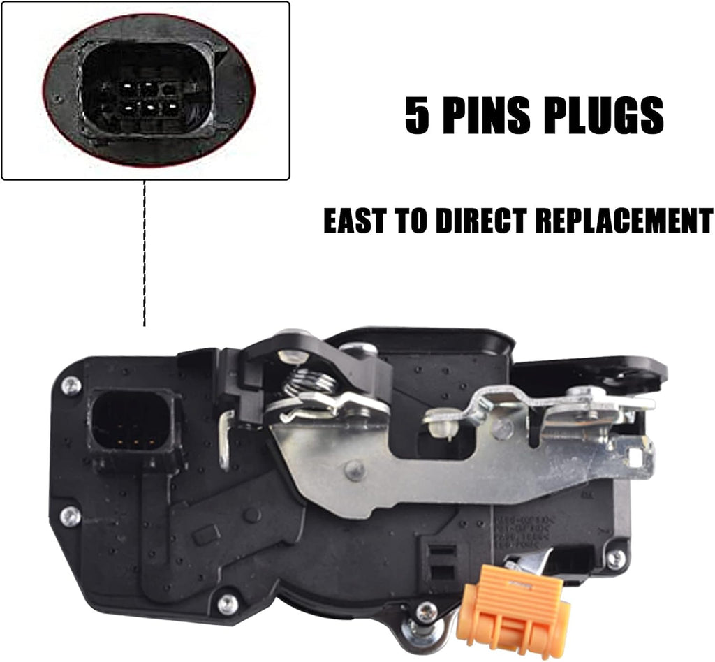 Power Door Lock Actuator Motor Front Right Passenger Side Pack of 2 Y944