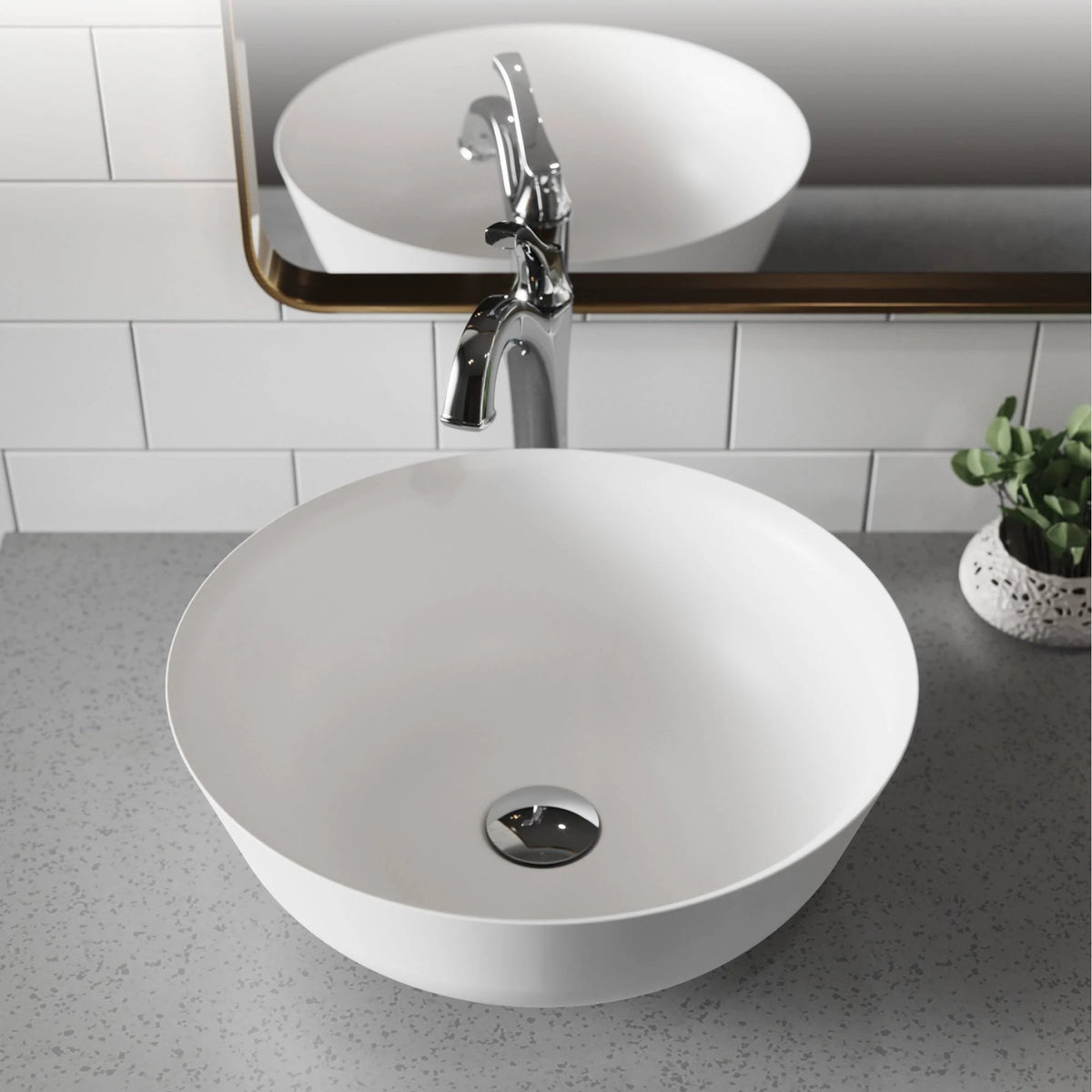Oil Rubbed Bronze Bathroom Sink and Faucet W193