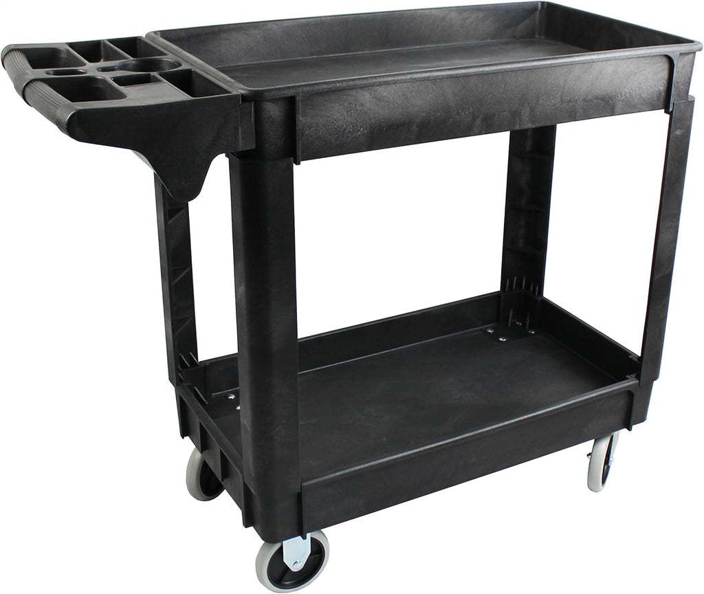 500-Pound Service Cart With Two Trays 30"X16" E6660