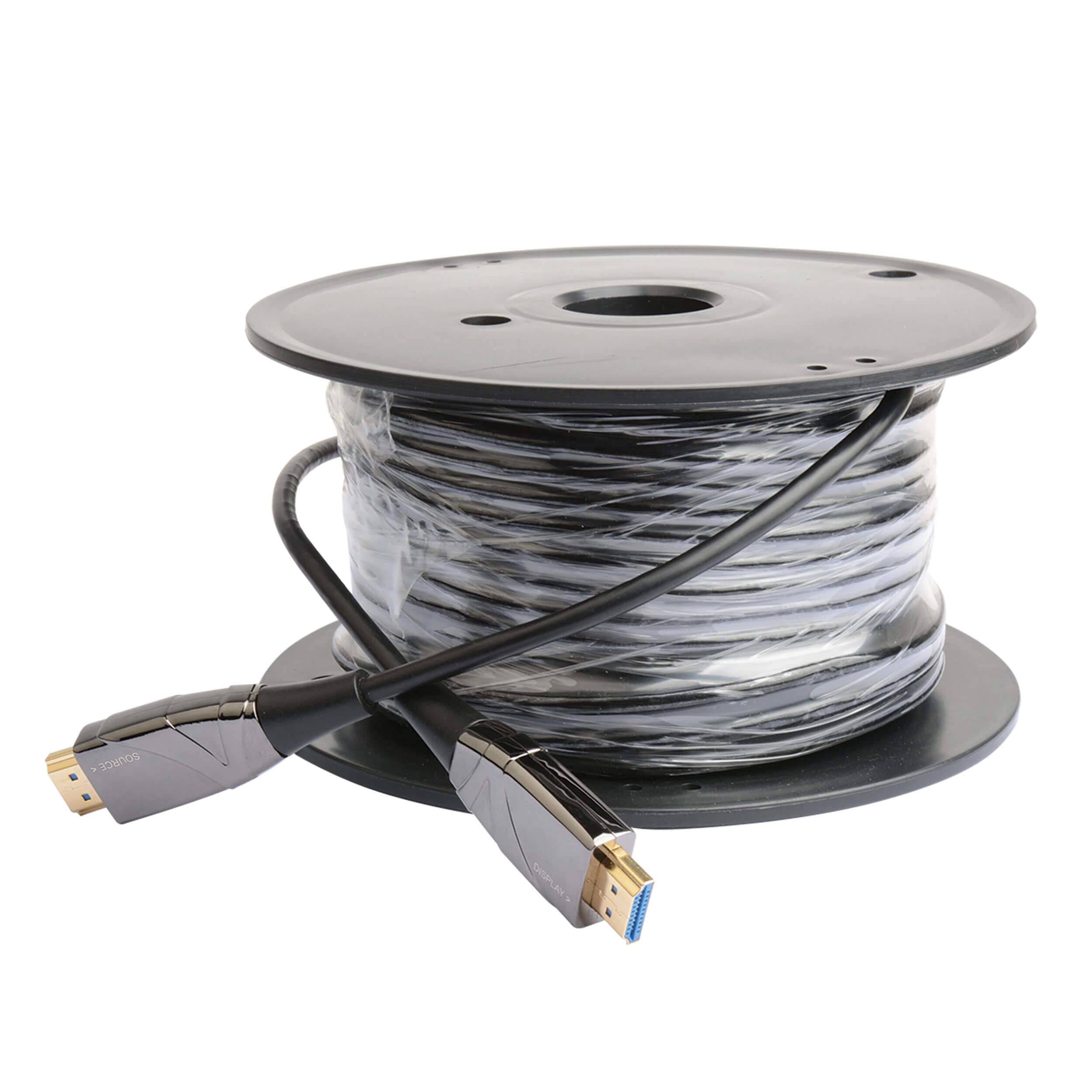 HDMI 2.0 Fiber Active Optical Cable - Black - 14 U807536