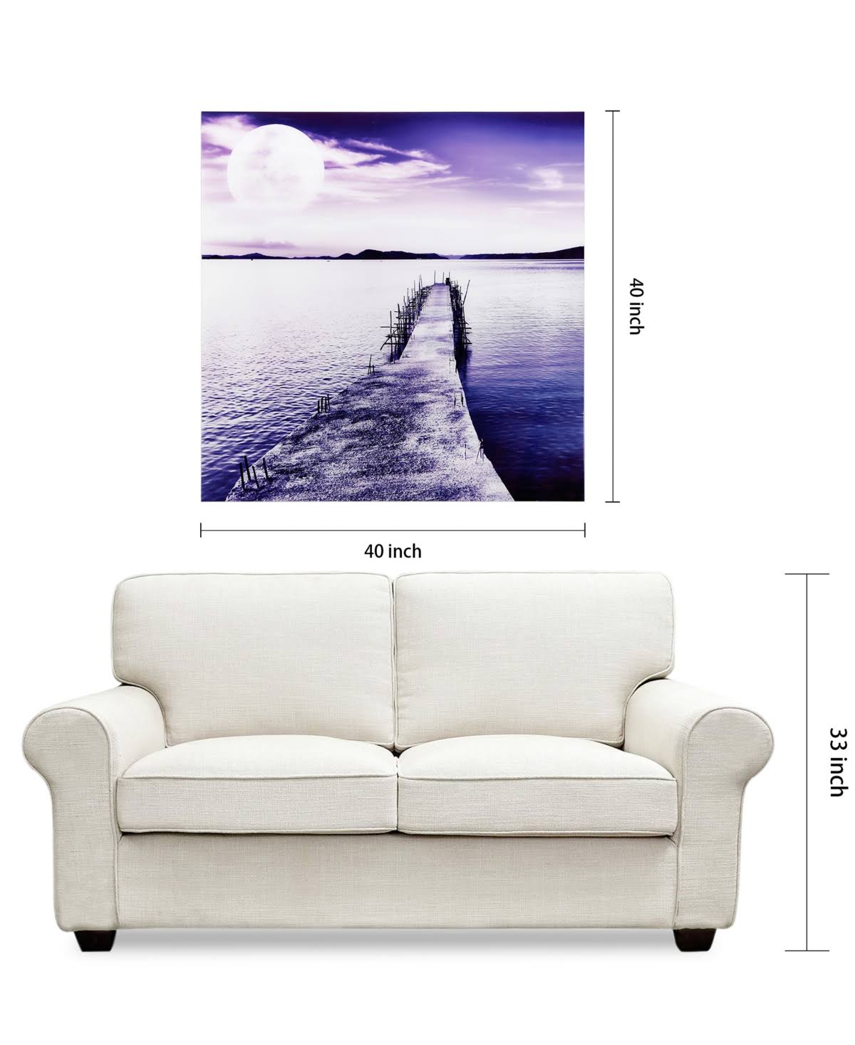 Frameless Tempered Glass Graphic Art K66227