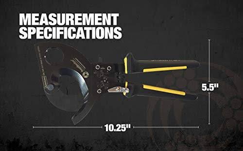 Ratcheting Cable Cutters with Comfort Grip Handles W369