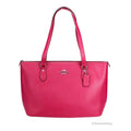 Bright Violet Crossgrain Leather Tote Shoulder Bag H93682