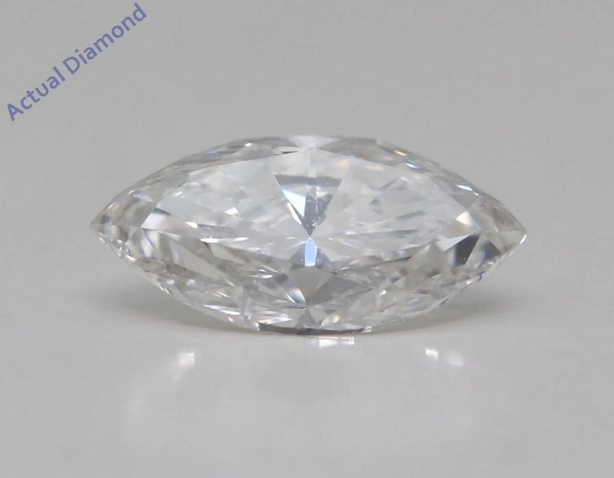 14k White Gold Diamond Solitaire Pendant Necklace S8719