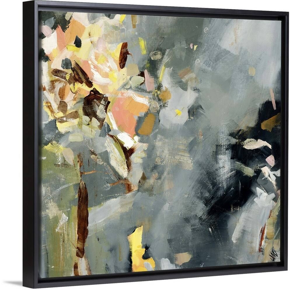 Black Float Frame Canvas Art - 16 x 16 S8373