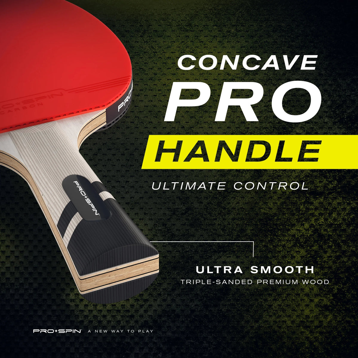 Carbon Fiber Ping Pong Paddle Table Tennis Racket O44363
