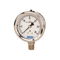 Bourdon Tube Pressure Gauge, 0 to 200 psi, 2.5" Dial, 1/4 NPT(M), Pack of 2 V225