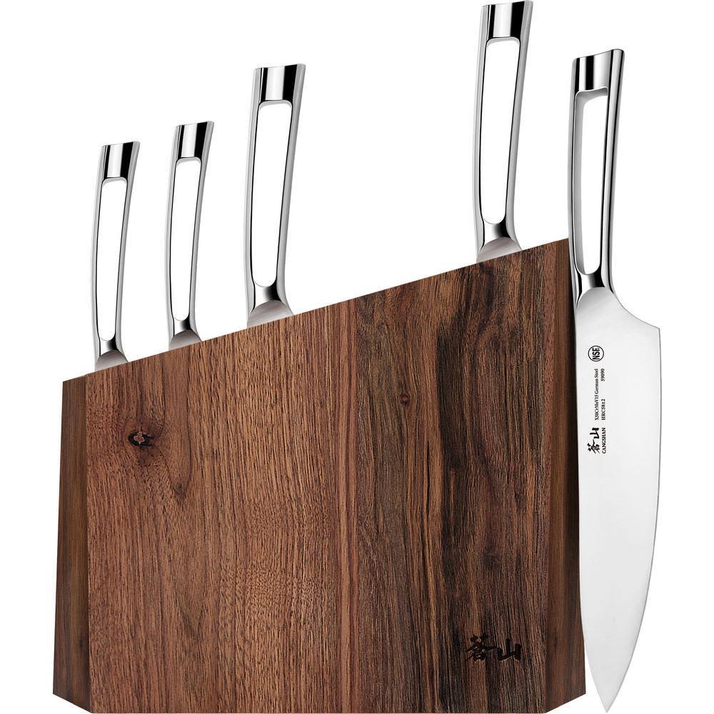 6-Piece German Steel Forged Knife Block Set W29268