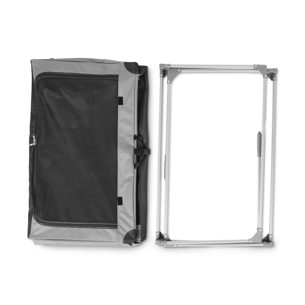 Portable Canvas Dark Grey Dog Crate Y132045
