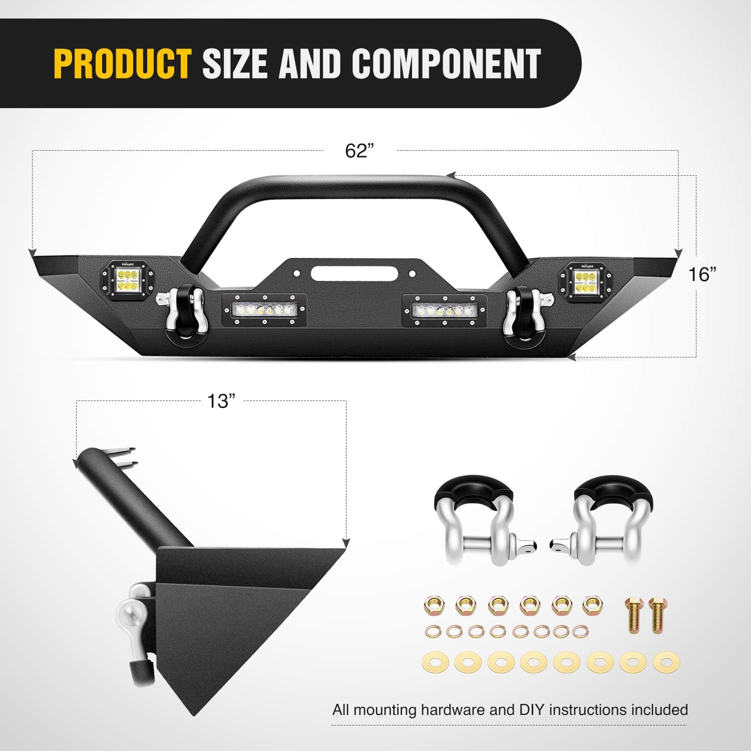Front Bumper Winch Plate M81667