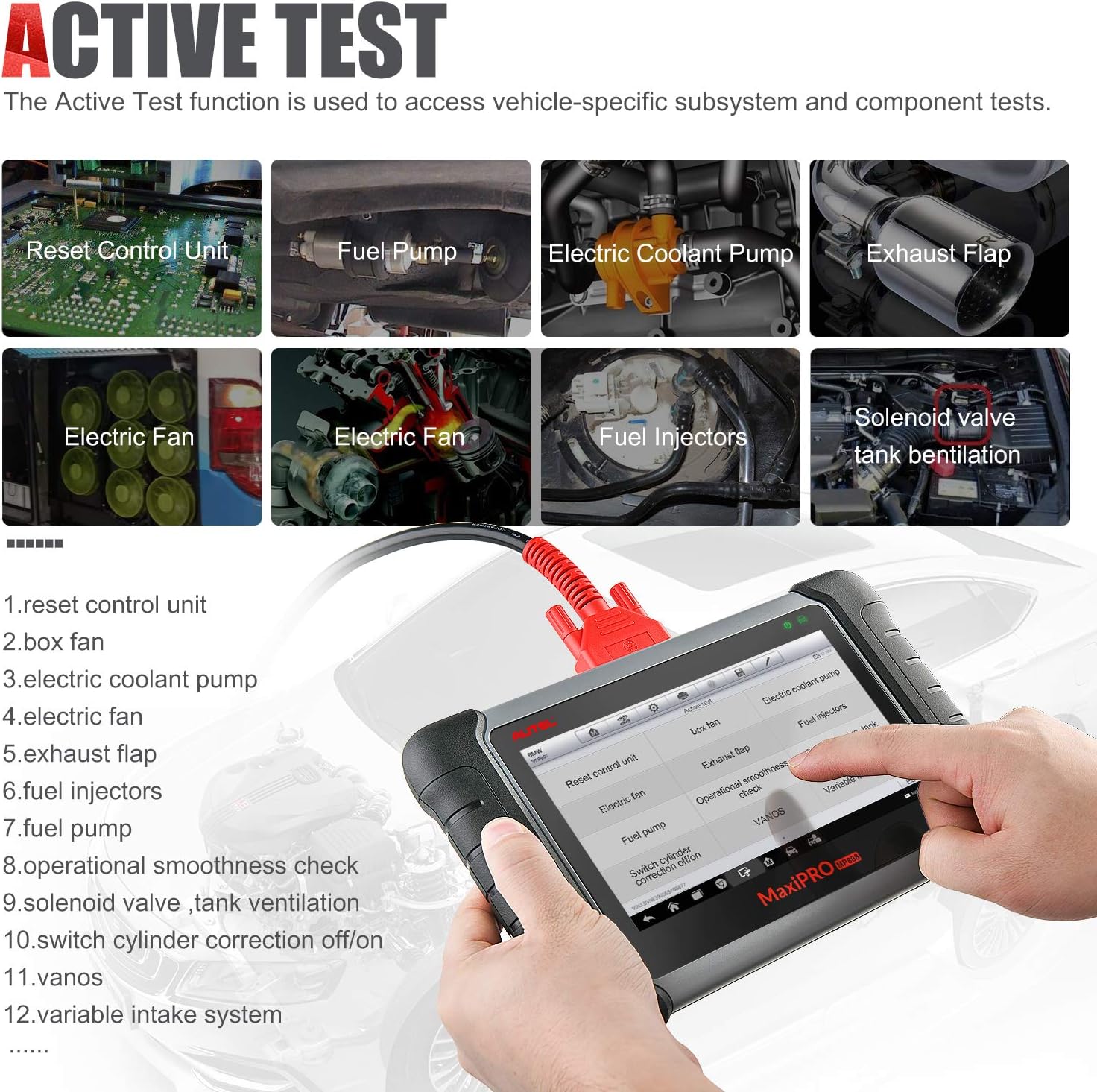 Car Diagnostic Scan Tool with Bi-Directional Control R681