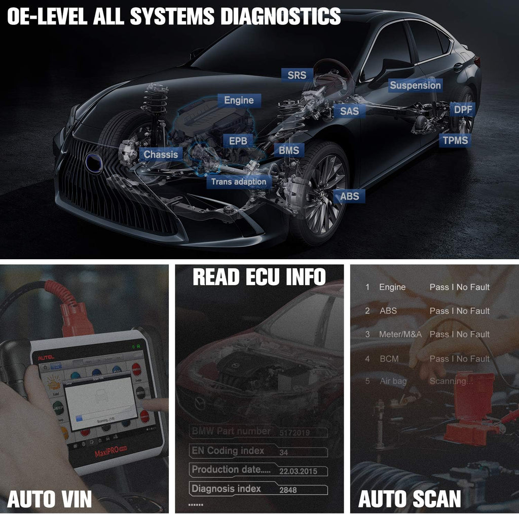Car Diagnostic Scan Tool with Bi-Directional Control R681