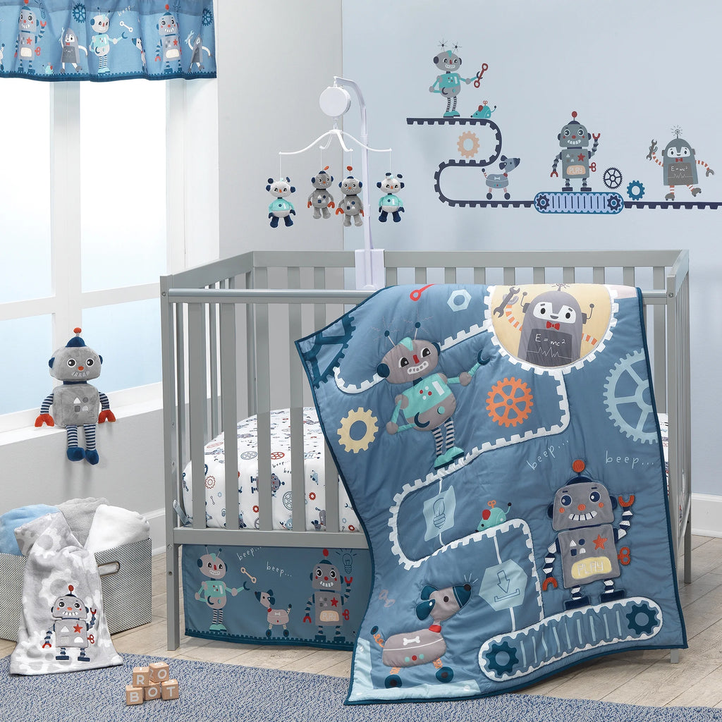 Gray/Blue Plush Stuffed Animal Toy K82777