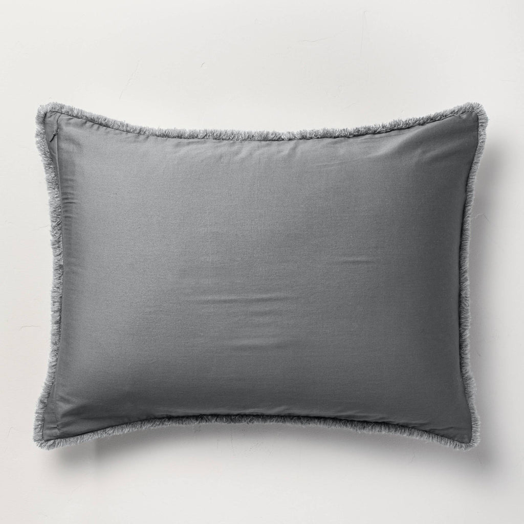 Full/Queen Linen Blend Comforter and Sham Set X2711