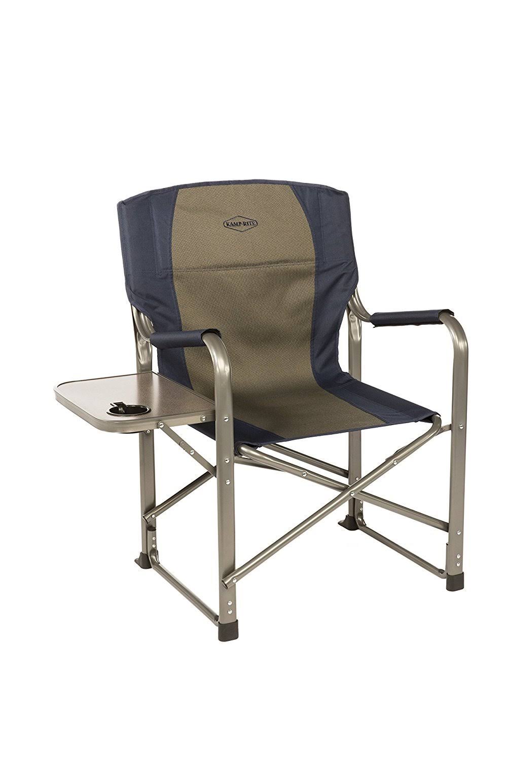Blue Director Chair with Side Table J388627