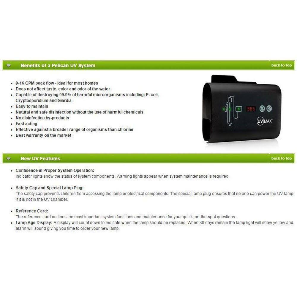 14 GPM UV Whole House Water Treatment System T7536