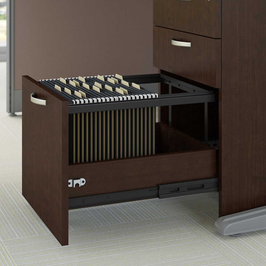 Mocha Cherry Mobile File Cabinet Z80332