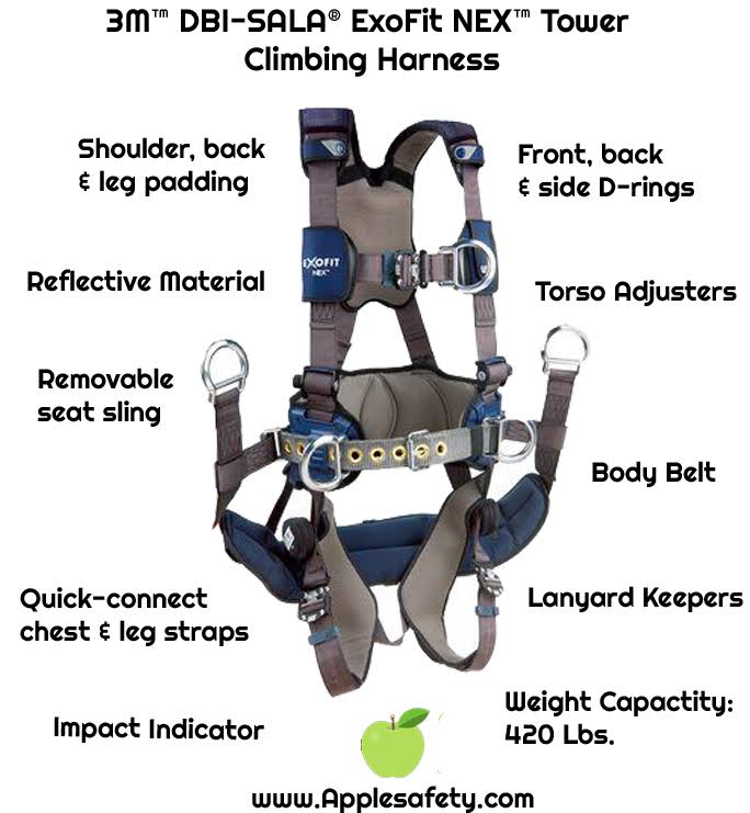 Tower Climbing Harness B38099
