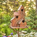Large Copper Colored Multi-Birdhouse Stakes C806