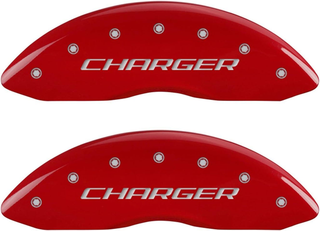 Red Brake Caliper Covers Set of 4 J1402