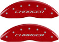 Red Brake Caliper Covers Set of 4 J1402