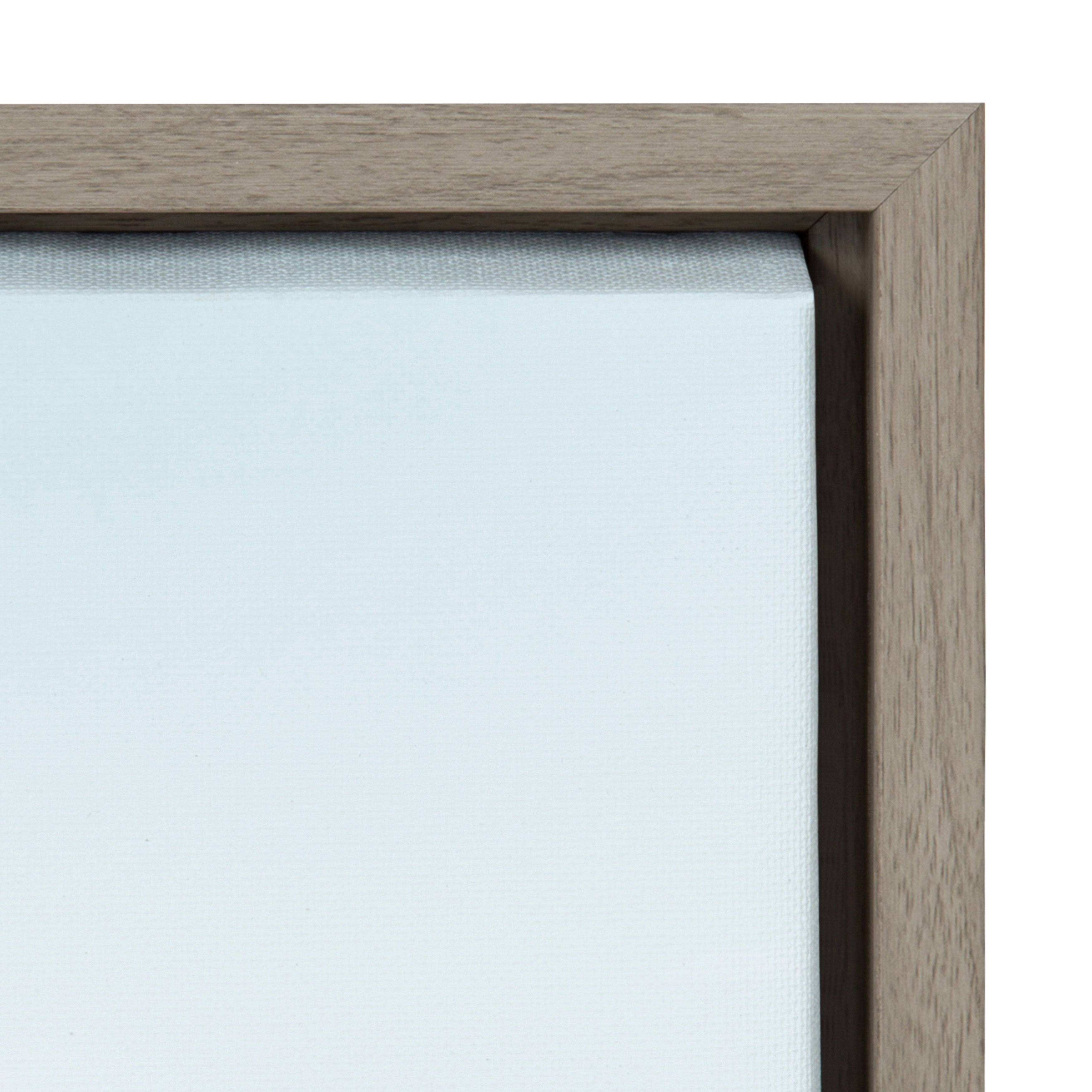 Gray Wooden Framed Canvas Z171