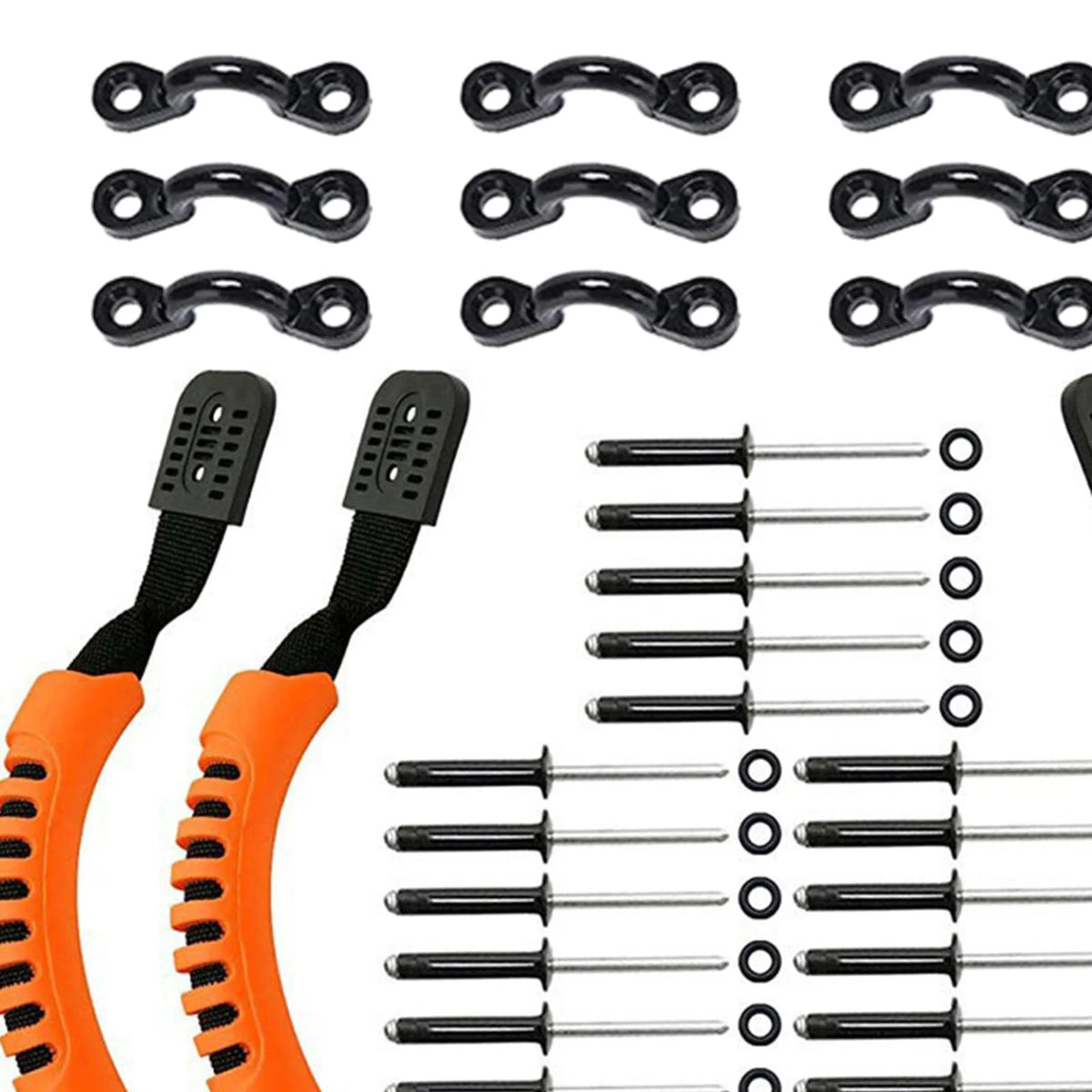 Orange Kayak Carry Handles with Screws Pad Eye K95072