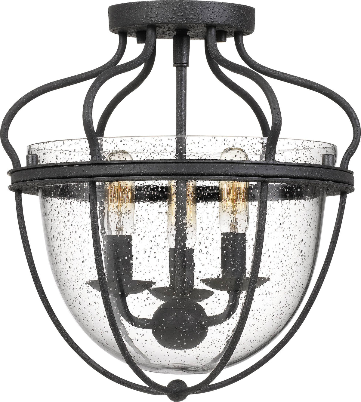 3 Light Semi-Flush Mount Grey Ash C619769