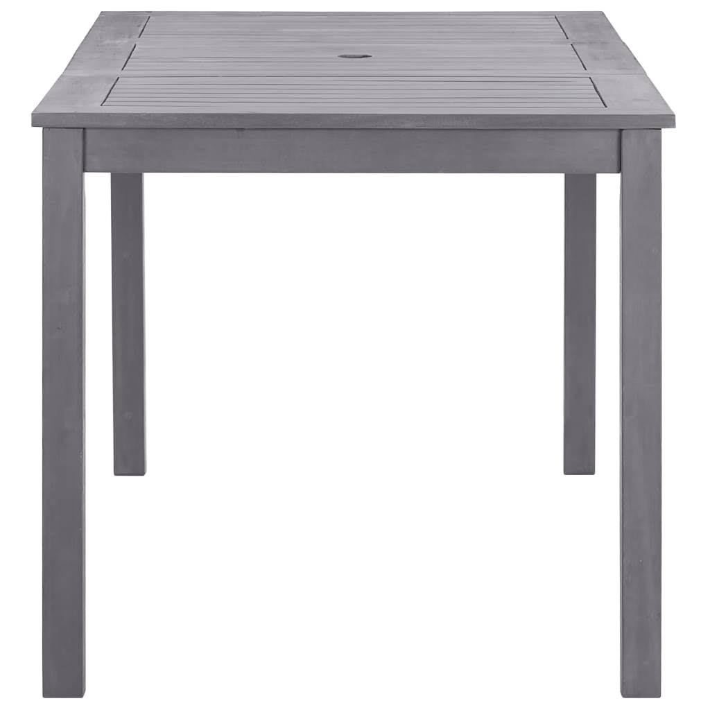 Gray Wash Solid Acacia Wood Garden Table J150611