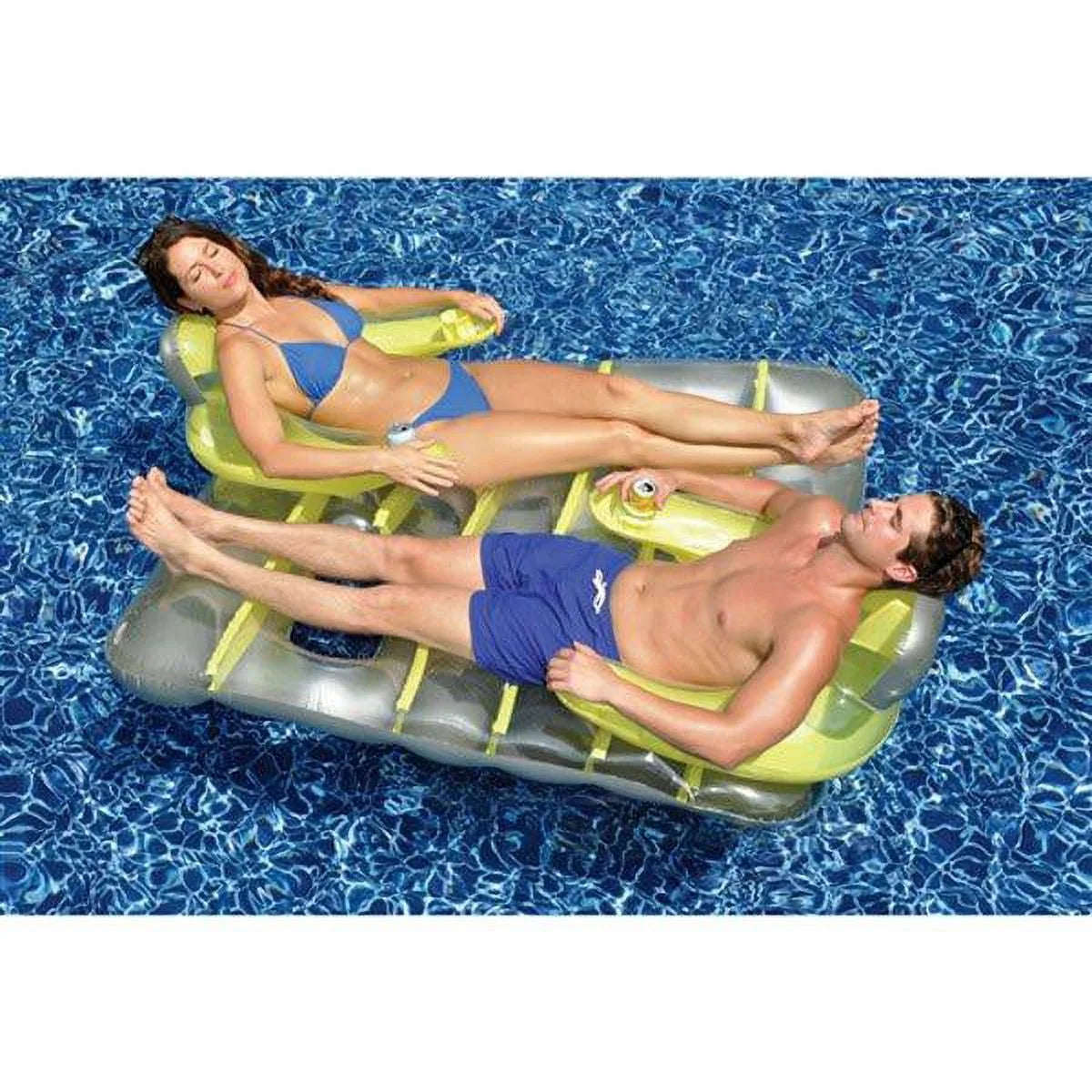 Yellow Pool Lounger D3204
