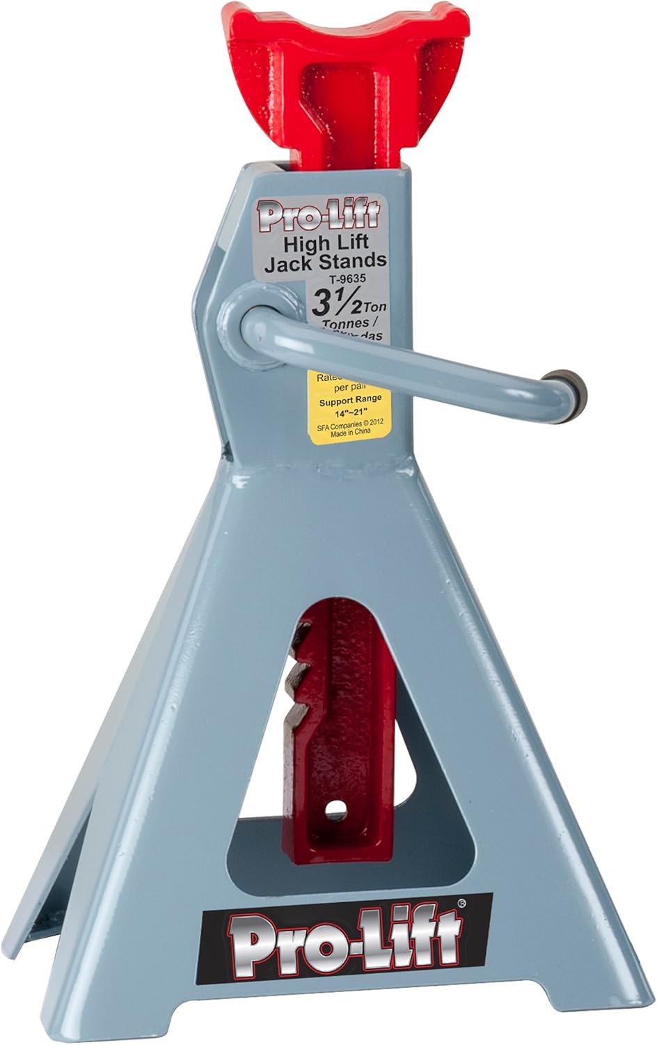 Grey 3.5 Ton High Lift Jack Stand Pack of 2 V24706