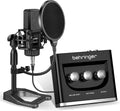 Studio Condenser Microphone with Shock Mount, Pop Filter, and XLR Cable N728372