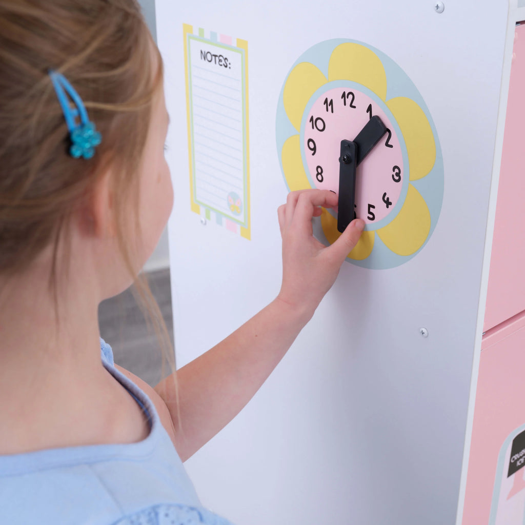Pastel Wooden Play Kitchen with Play Phone Z1000