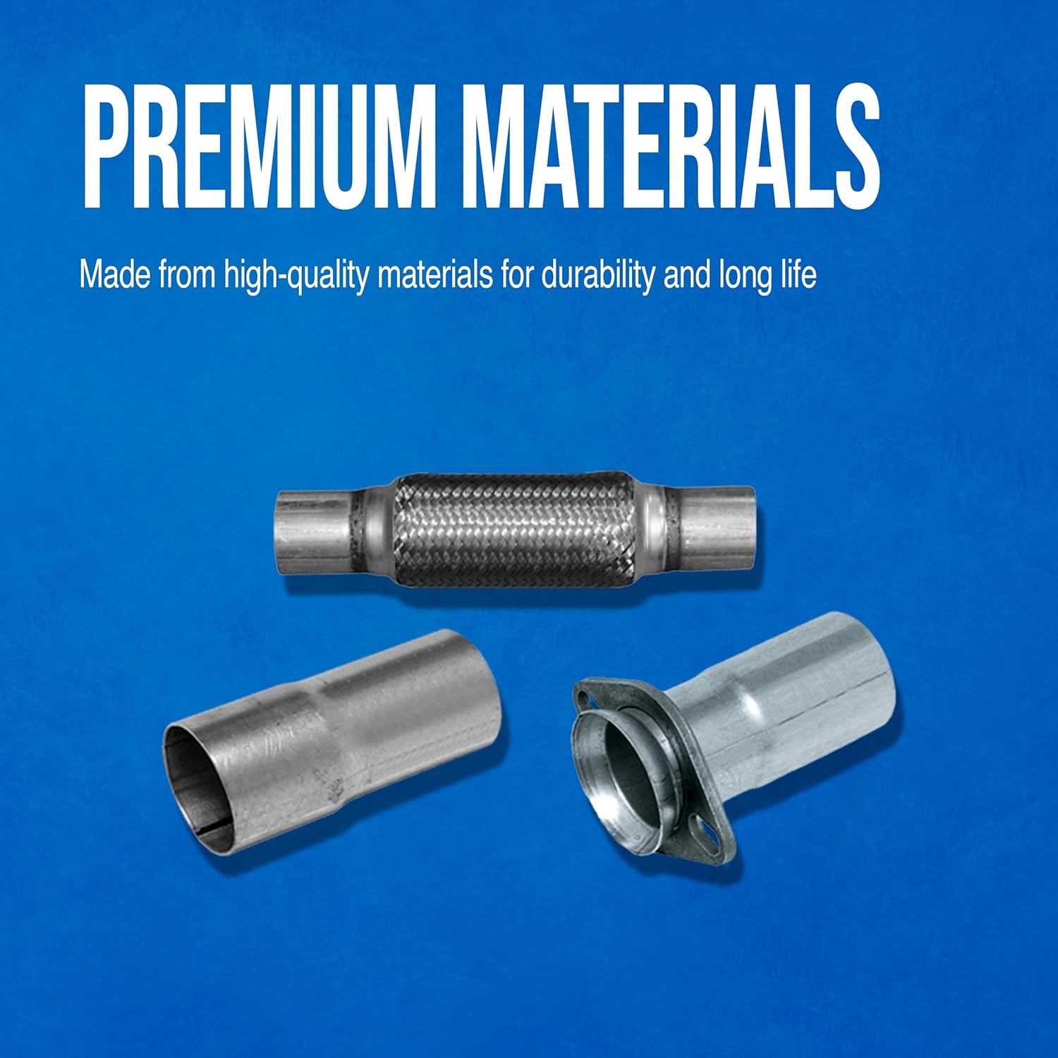 Universal Fit Exhaust Pipe 300 inch long 1.25 inch Diameter Pack of 2 N13625