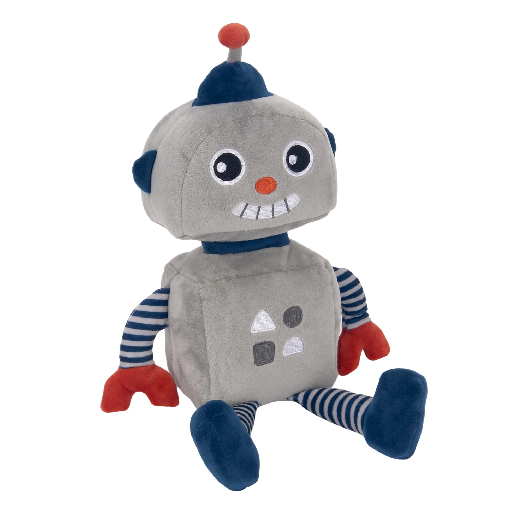 Gray/Blue Plush Stuffed Animal Toy K82777