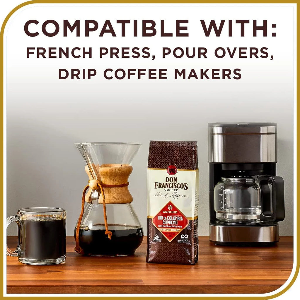 100% Colombia Supremo Whole Bean Coffee R6185