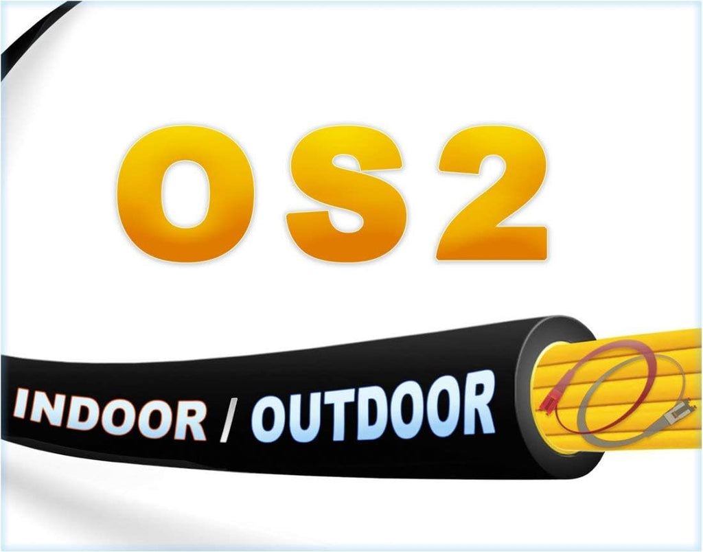 7M OS2 LC LC Fiber Patch Cable Indoor/Outdoor Duplex 9/125 Singlemode Jumper G4882
