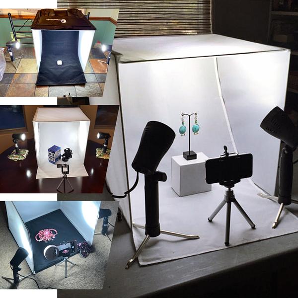 16" Table Top Photo Studio Light Tent Kit R8008