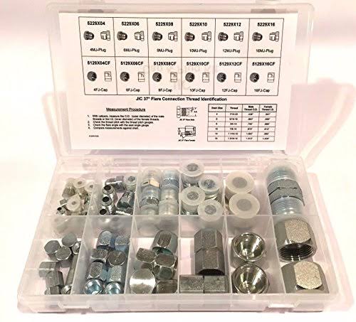 64 PC Hydraulic Adapter Fitting Kit Set J526650