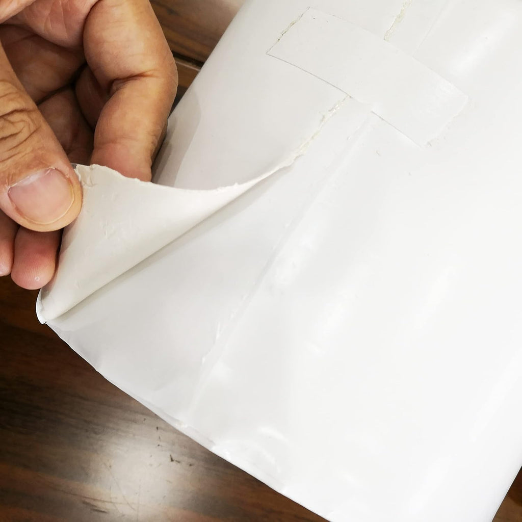 White 6” x 50 Ft Butyl Flex Sealant Tape Pack of 2 B88907
