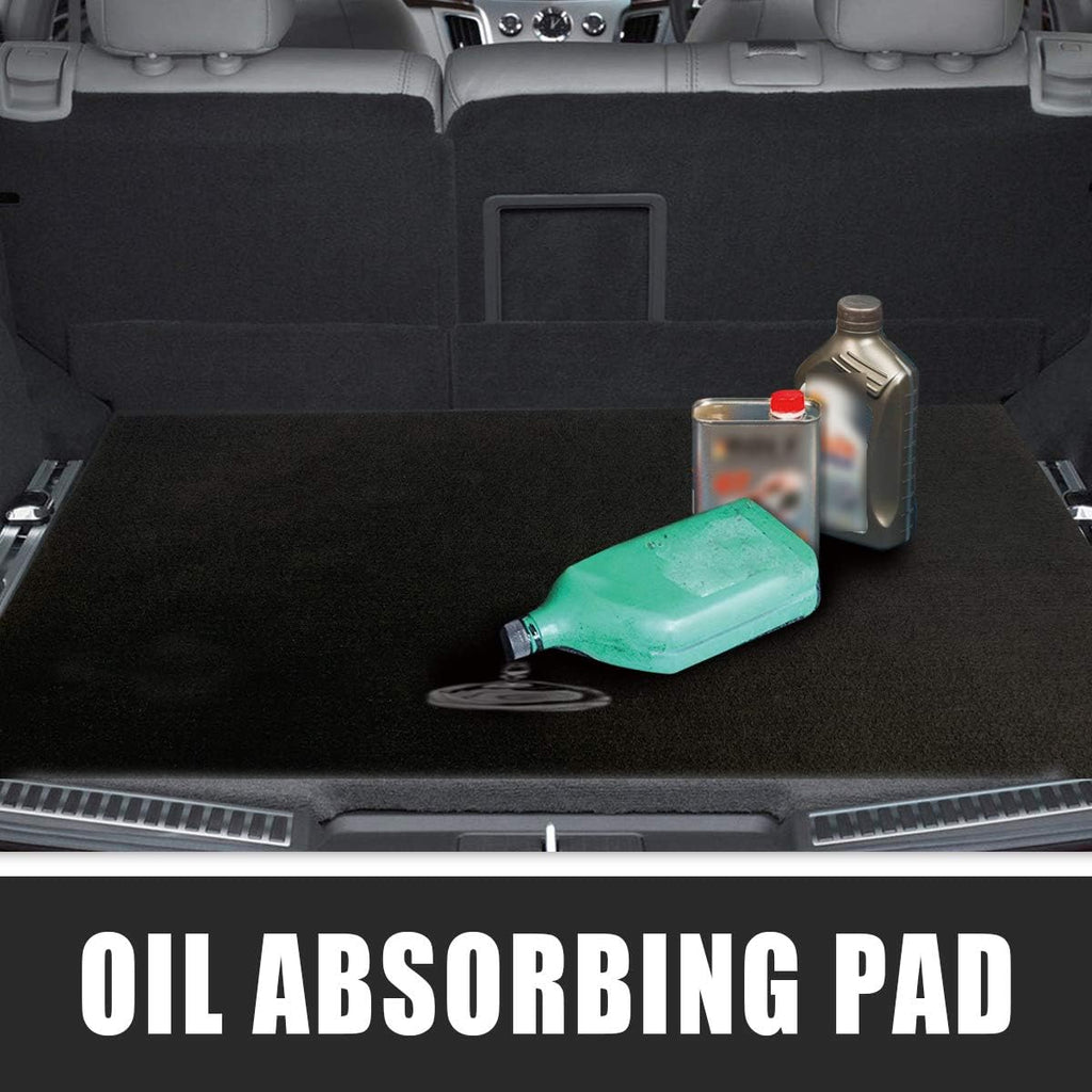 Absorbent Oil Mat Garage Floor Mat, Reusable, Washable, 7.4 ft x 20 ft N444