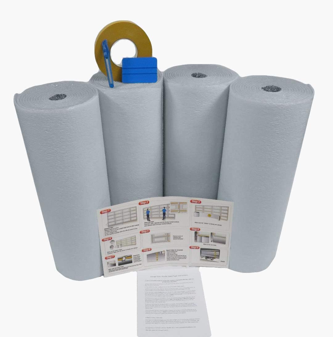 Reflective White Garage Door Insulation Foam Core Kit A436